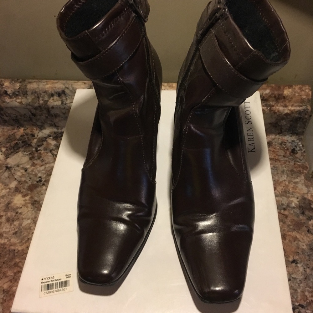 Karen Scott heeled ankle boots